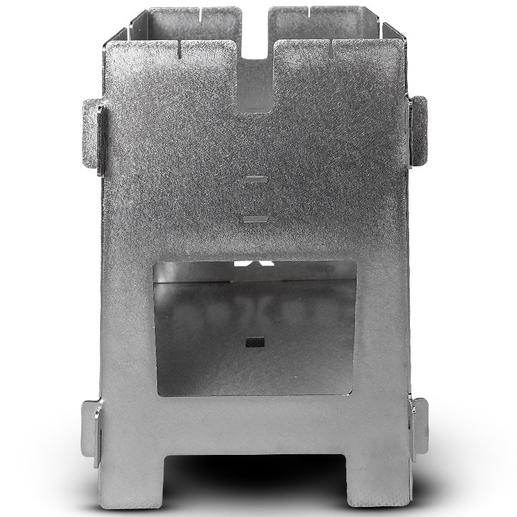 Survival Kettle Lone Wolf Bushcraft Folding Travel Stove