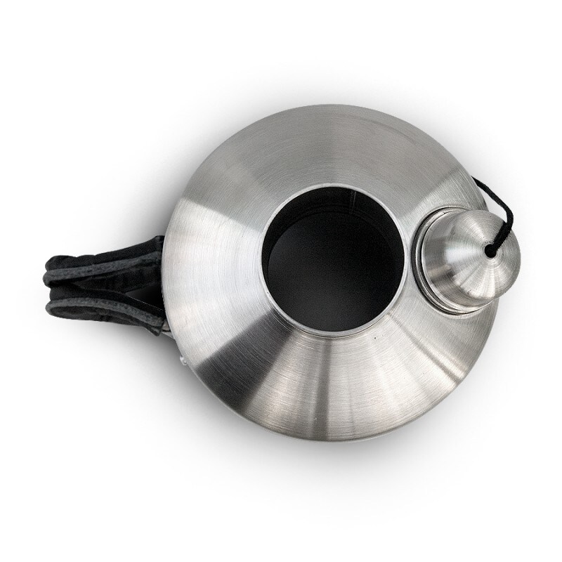 Survival Kettle Silver Steel - 1,2l