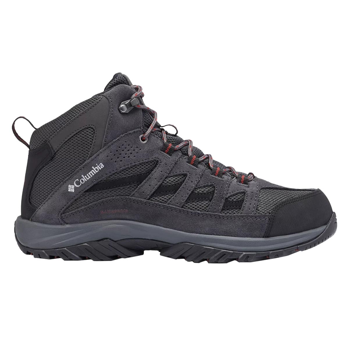 Columbia Crestwood Mid Waterproof Boots - Dark Grey/Deep Rust