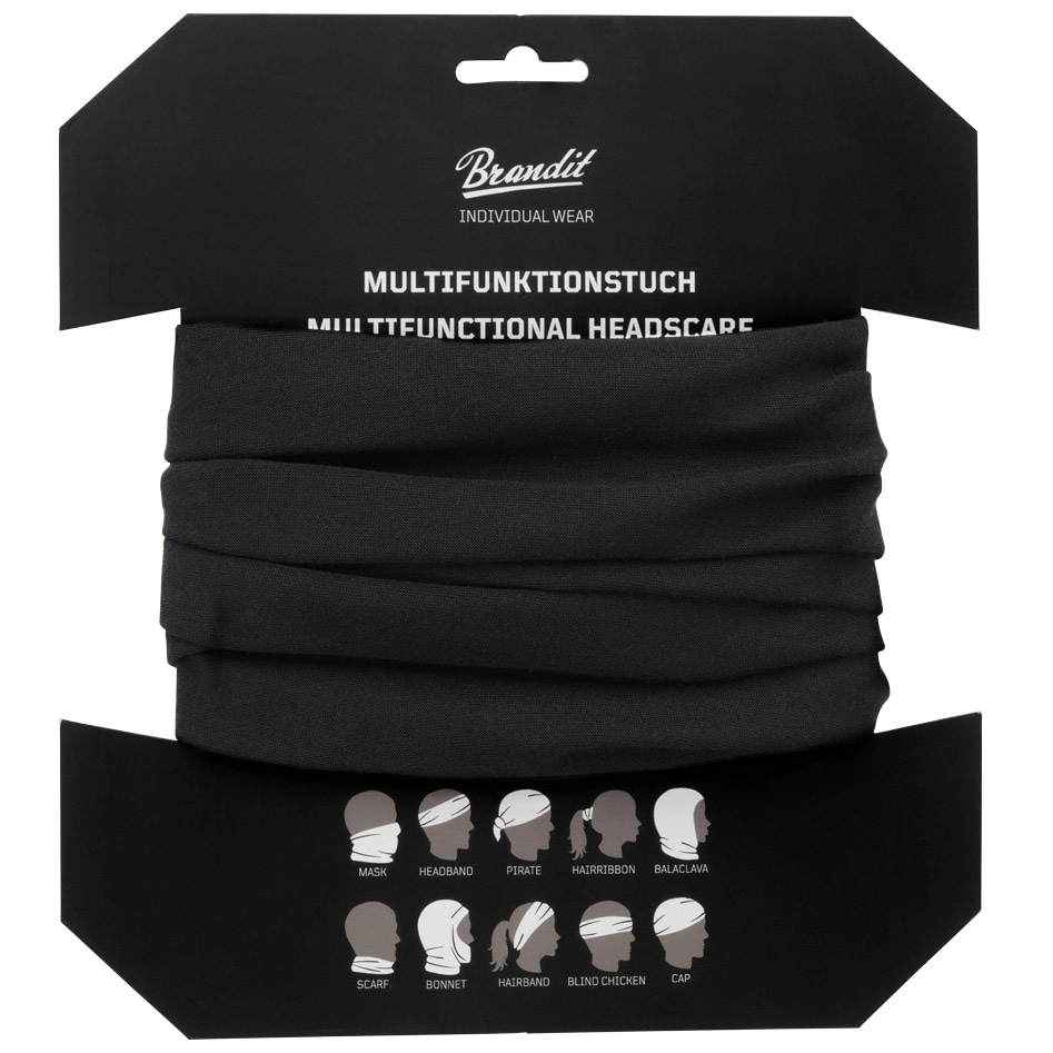 Brandit Multifunctional Headwear Black