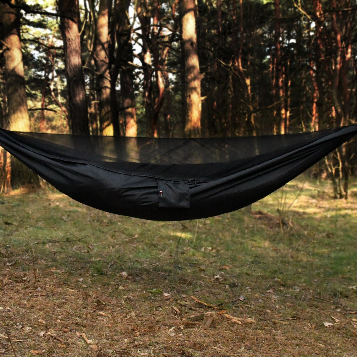 TigerWood Ważka V1 Hammock Black - with mosquito net