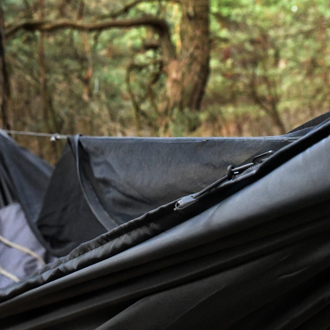 TigerWood Ważka V1 Hammock Black - with mosquito net