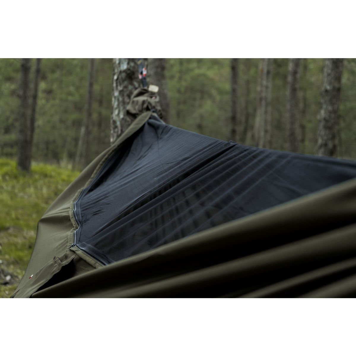 TigerWood Ważka V1 Hammock Green - with mosquito net