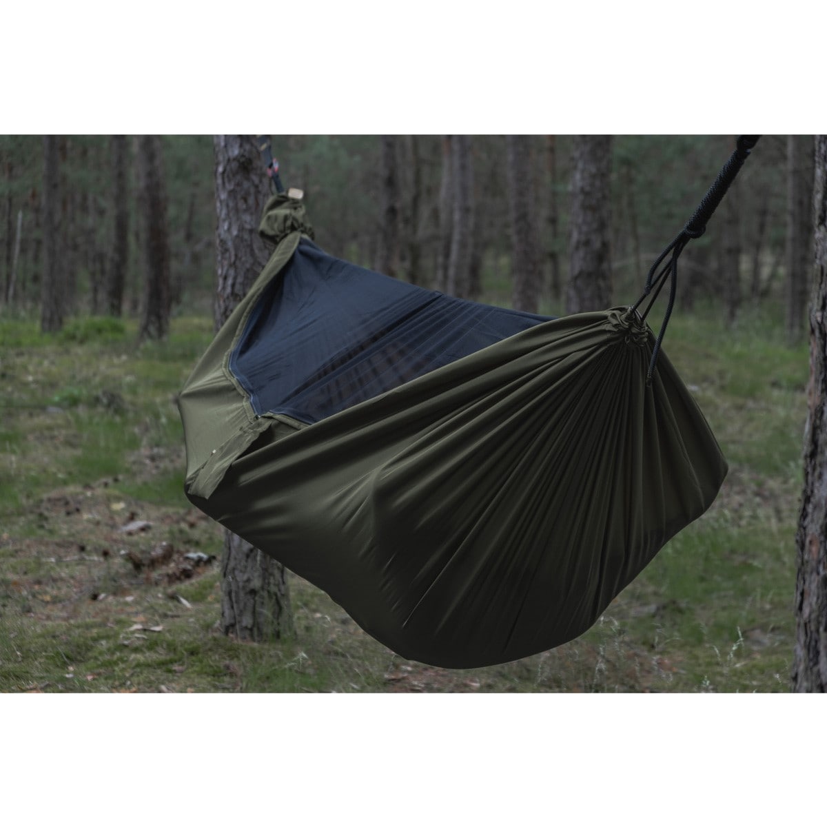 TigerWood Ważka V1 Hammock Green - with mosquito net