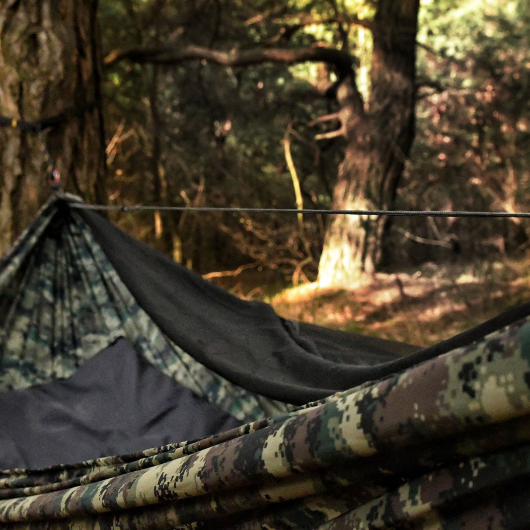 TigerWood Ważka V2 Long Hammock Camo - with mosquito net