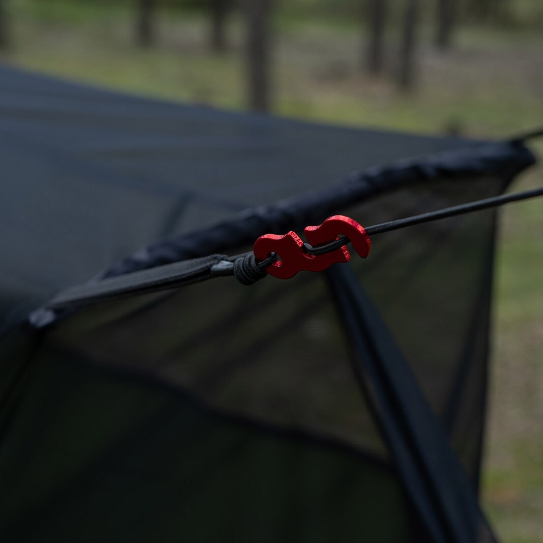 TigerWood Ważka V1 Long Hammock Green - with mosquito net