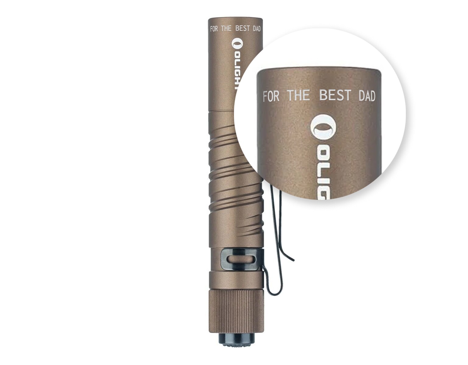 Olight I3T EOS Flashlight Desert Tan - 180 lumens