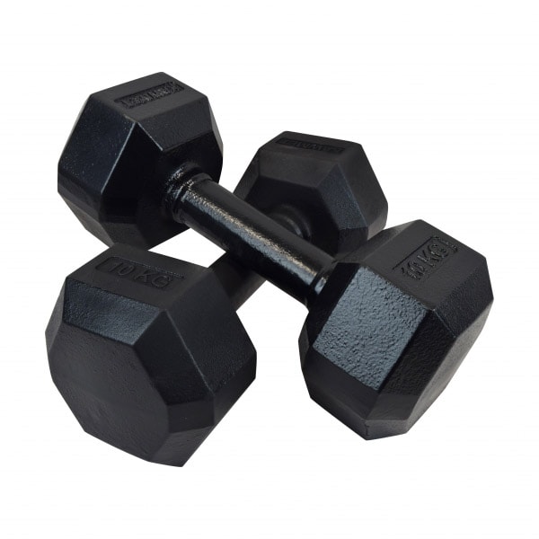 Kawmet Hexagonal Dumbbell 10 kg