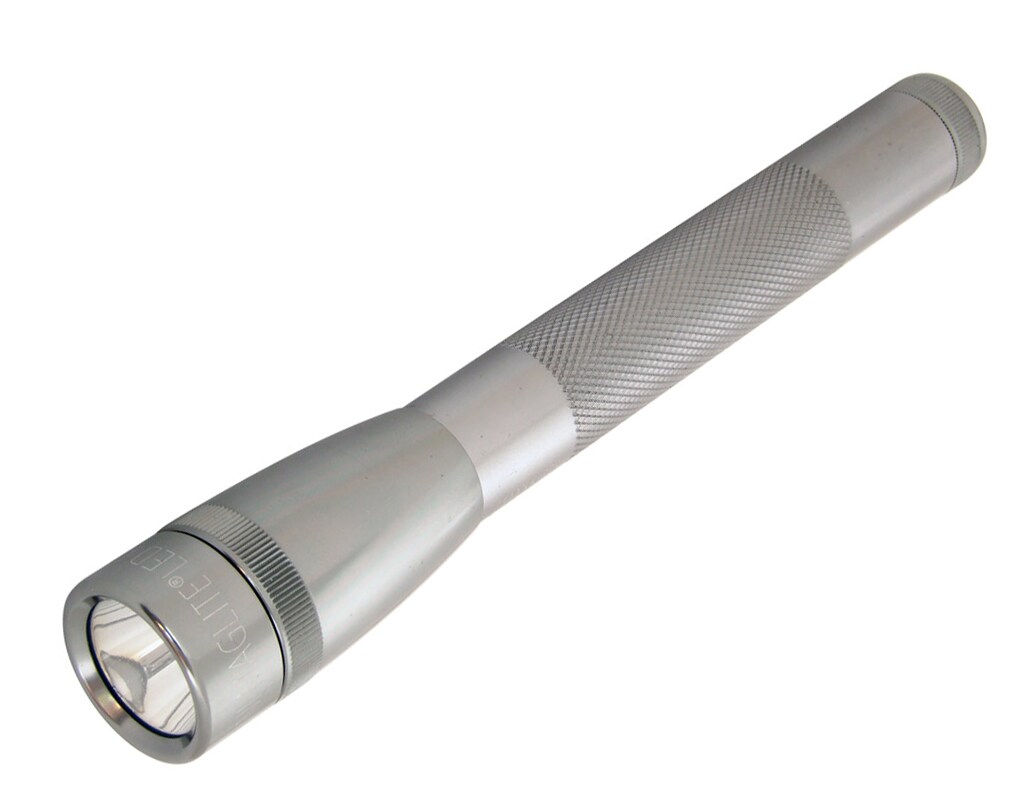 Maglite Mini LED 2xAA Grey Flashlight - 68 lumens