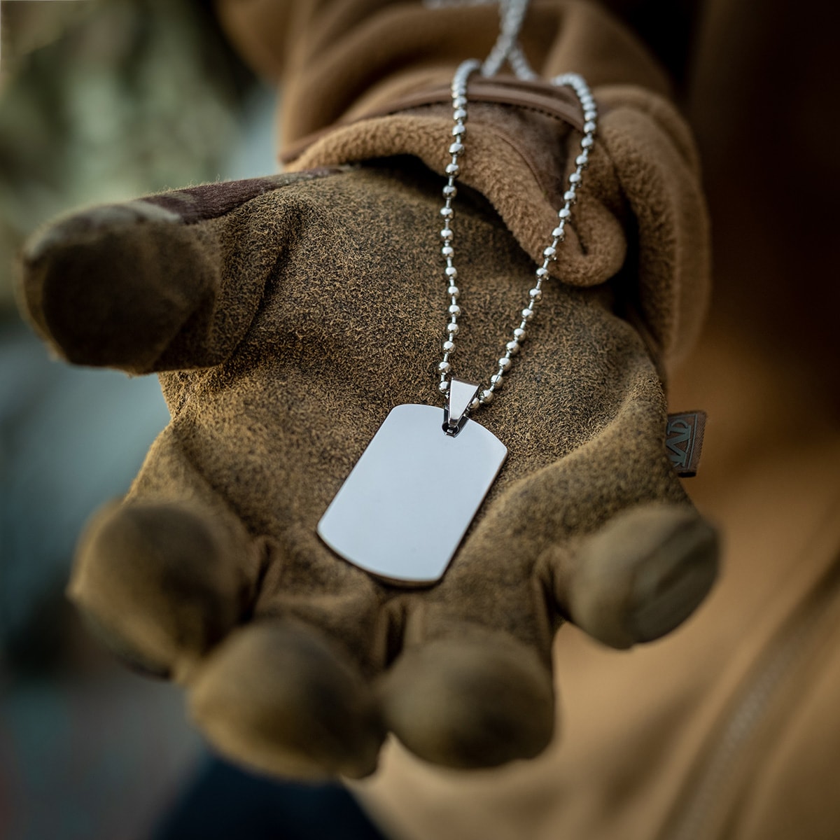 Tungsten Dog Tag - with engraving option