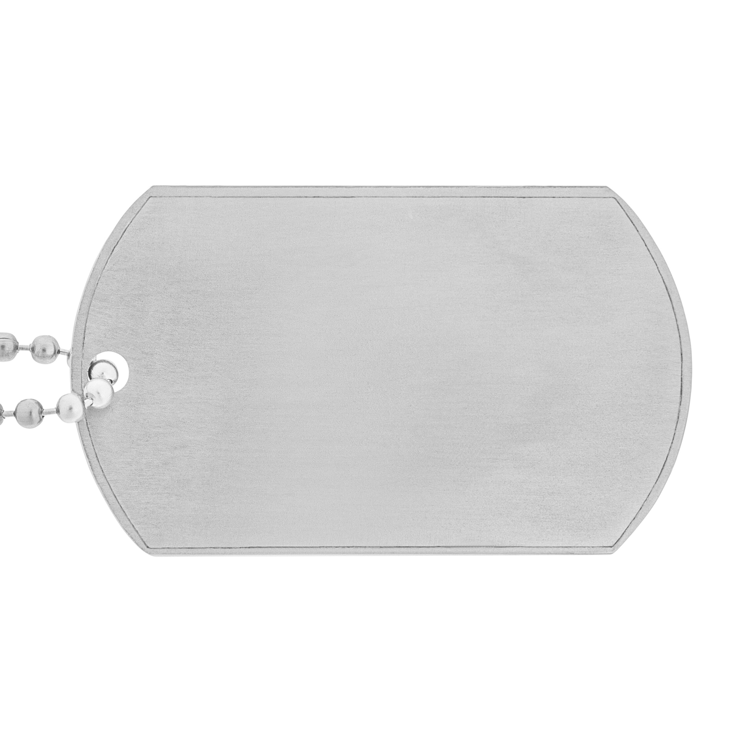 Titanium Dog Tag 30x50 mm with rim - with engraving option