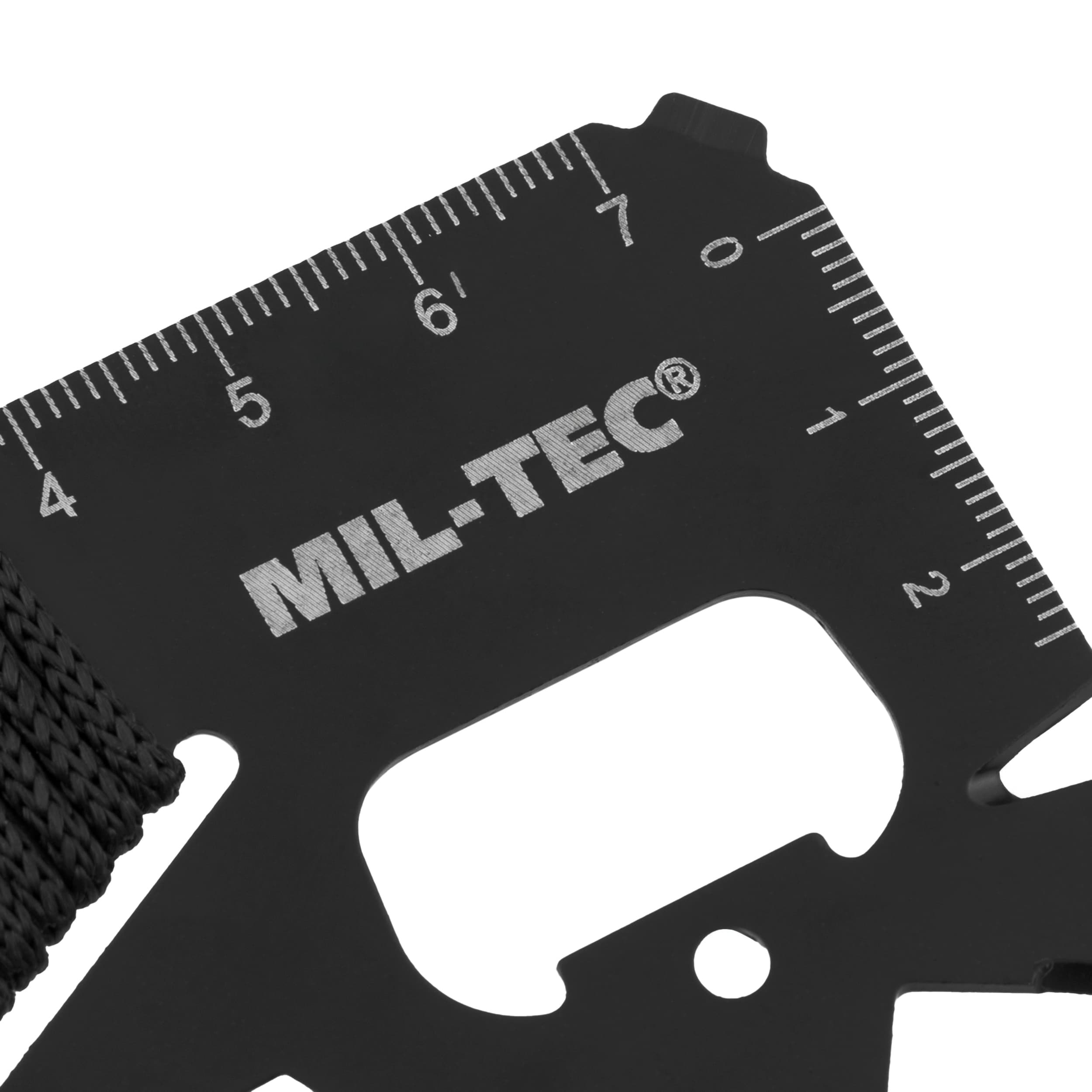 Mil-Tec Survival Card with cord and case