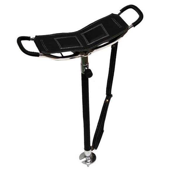 Eurohunt Folding Chair on one leg