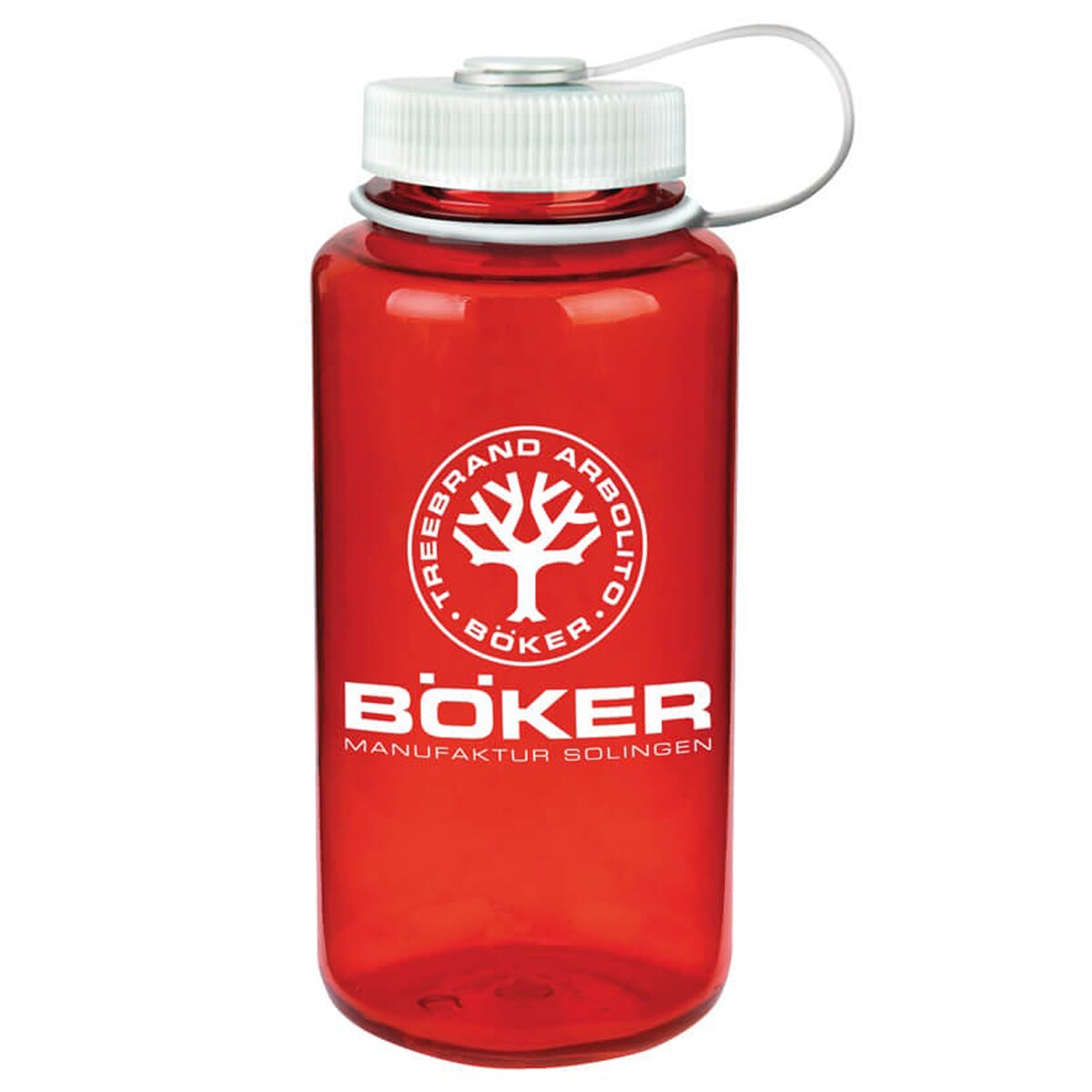 Nalgene bottle with Boker logo 1000 ml - Red