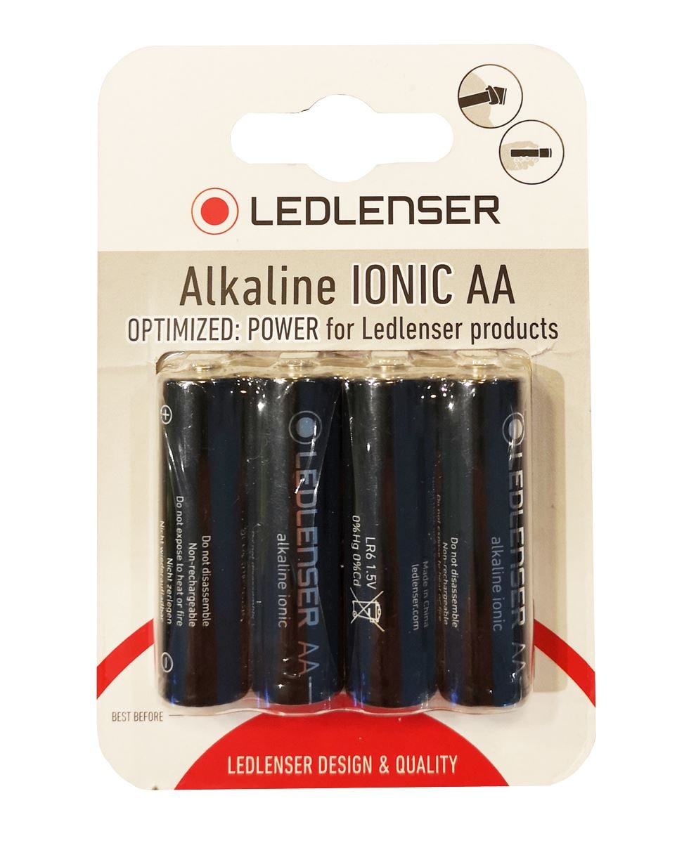 Ledlenser Alkaline Ionic LR6 AA batteries - 4 pcs.