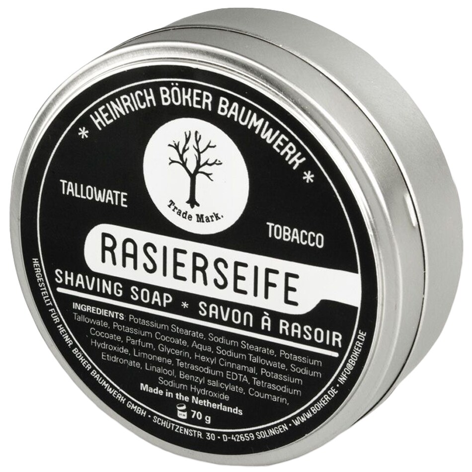 Boker Tallowate Tobacco Shaving Soap