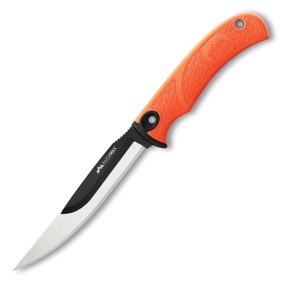 Outdoor Edge RazorMax Knife - Orange Clam