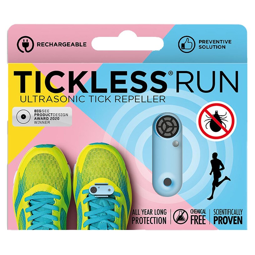 TickLess Run Ultrasonic Tick Repeller - for humans - Blue