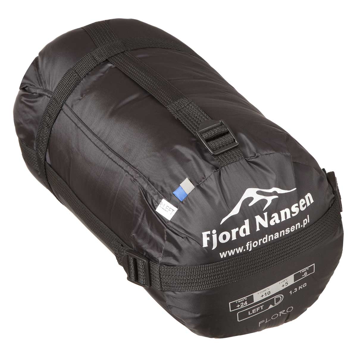 Fjord Nansen Floro 1330 g Sleeping Bag Sapphire - left