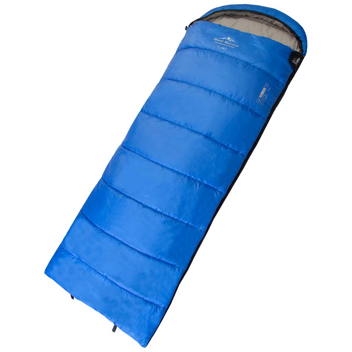 Fjord Nansen Floro 1330 g Sleeping Bag Sapphire - left
