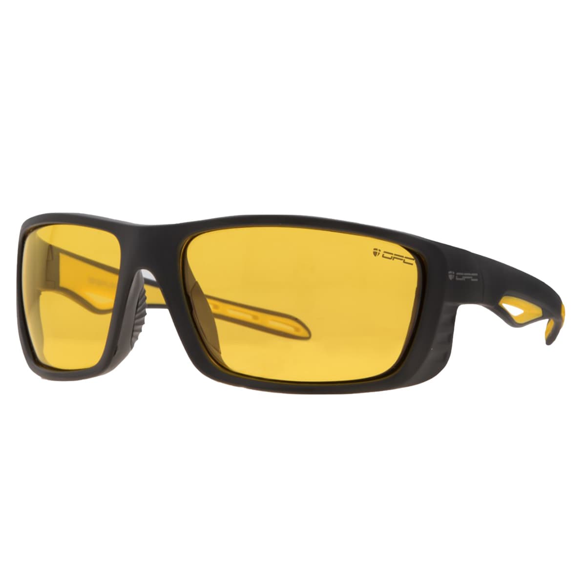 OPC Sport Everest safety glasses - Black Matt Yellow Polarised