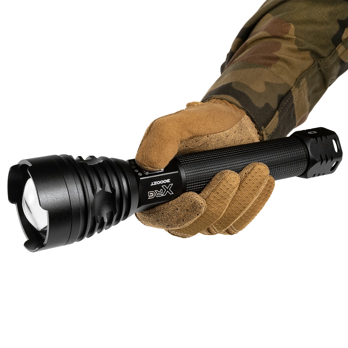 XRG 3000 Zoom Thrower Rechargeable Flashlight - 3000 lumens