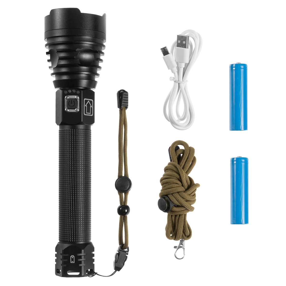 XRG 3000 Zoom Thrower Rechargeable Flashlight - 3000 lumens