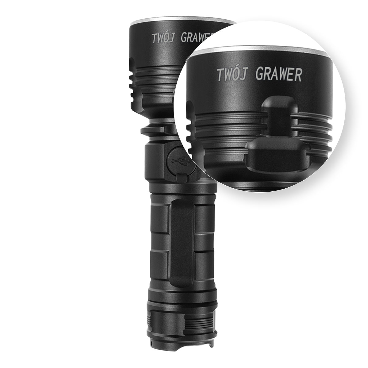 XRG 2000 Monster Rechargeable Flashlight - 2000 lumens