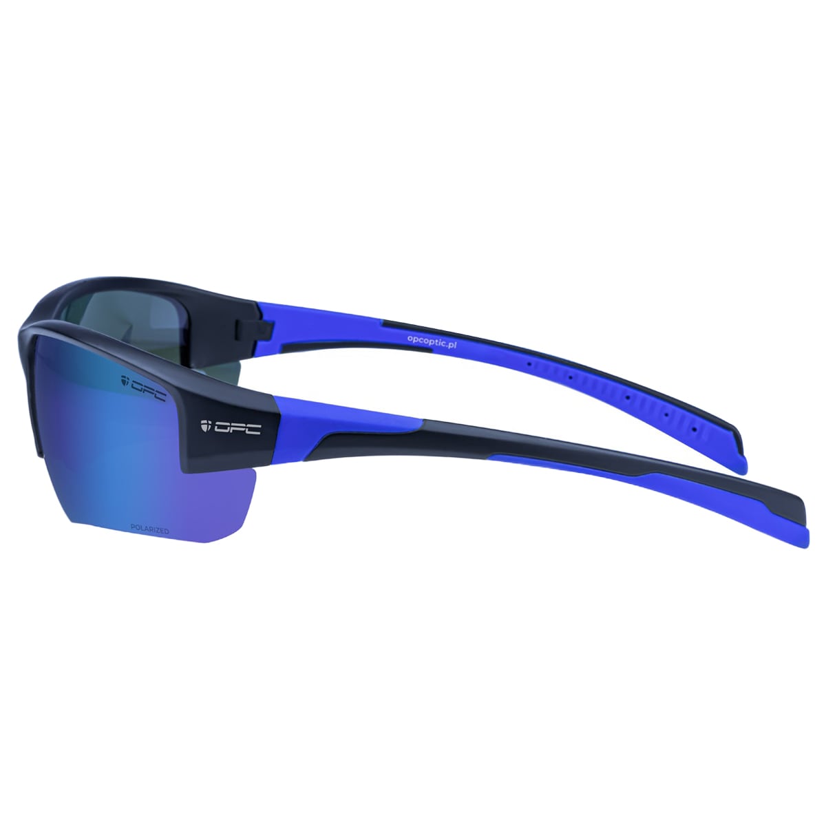 OPC Extreme San Salvo Sunglasses with Polarisation - Matt Black/Blue Revo