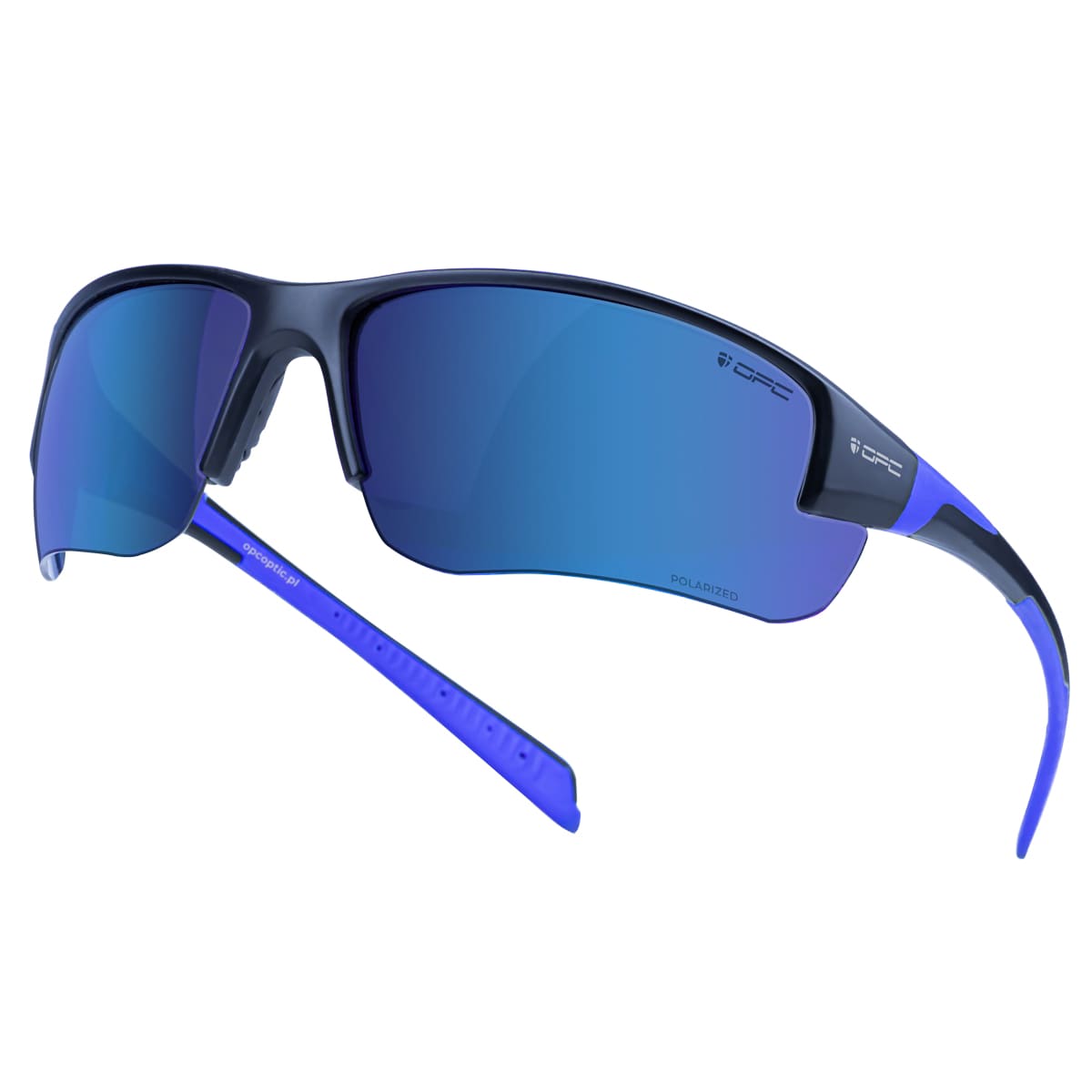 OPC Extreme San Salvo Sunglasses with Polarisation - Matt Black/Blue Revo