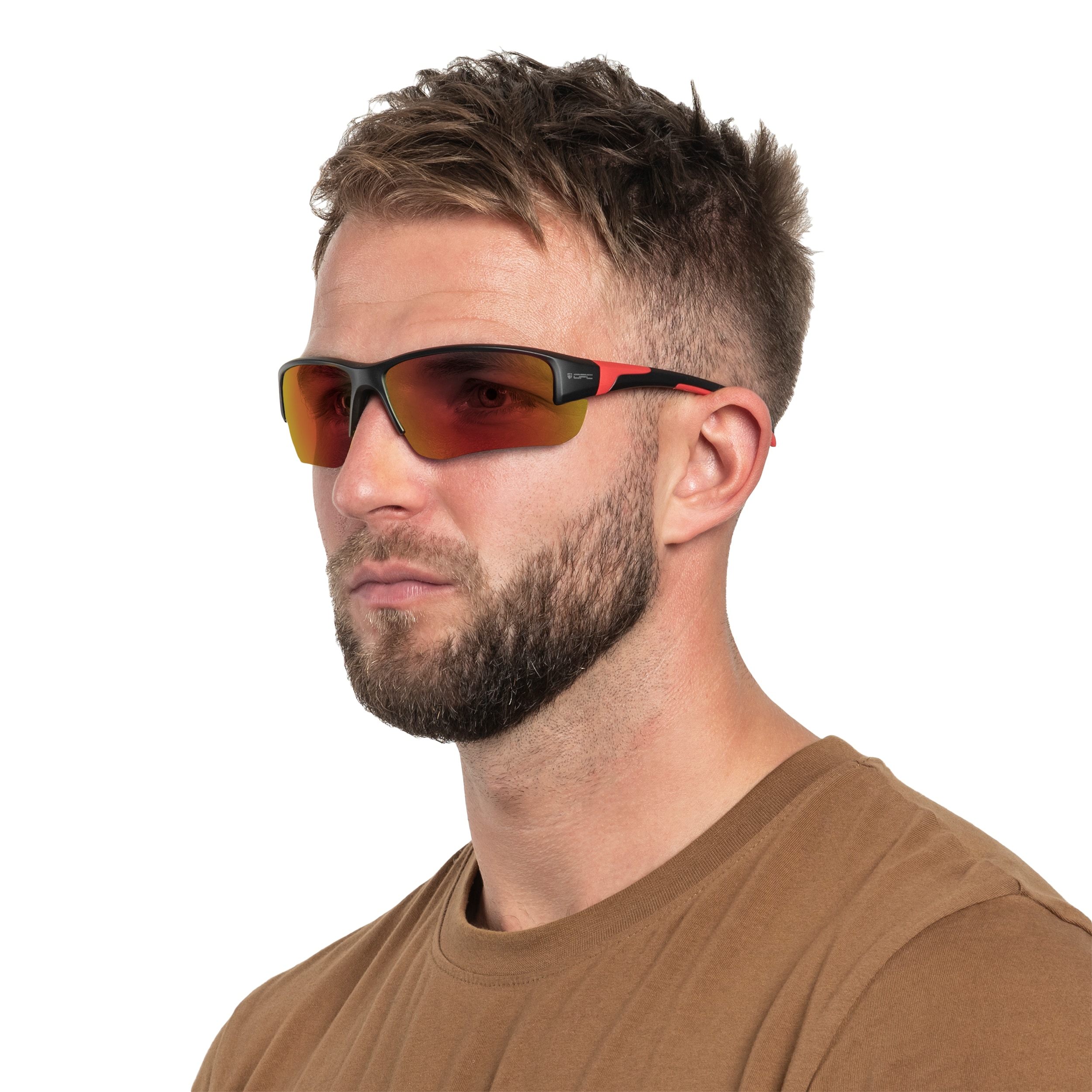 OPC Extreme San Salvo Sunglasses - Matt Black/Red Revo with polarisation