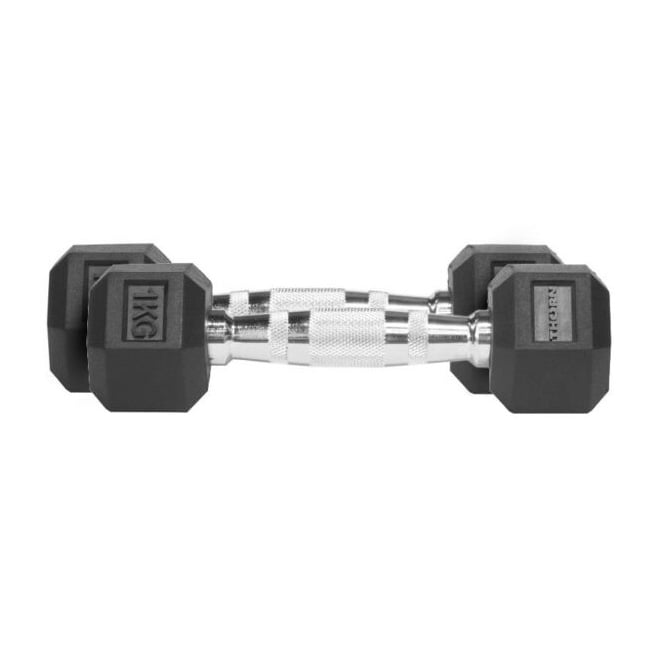 Thorn+Fit Hex Rubber Dumbbells 2x1 kg