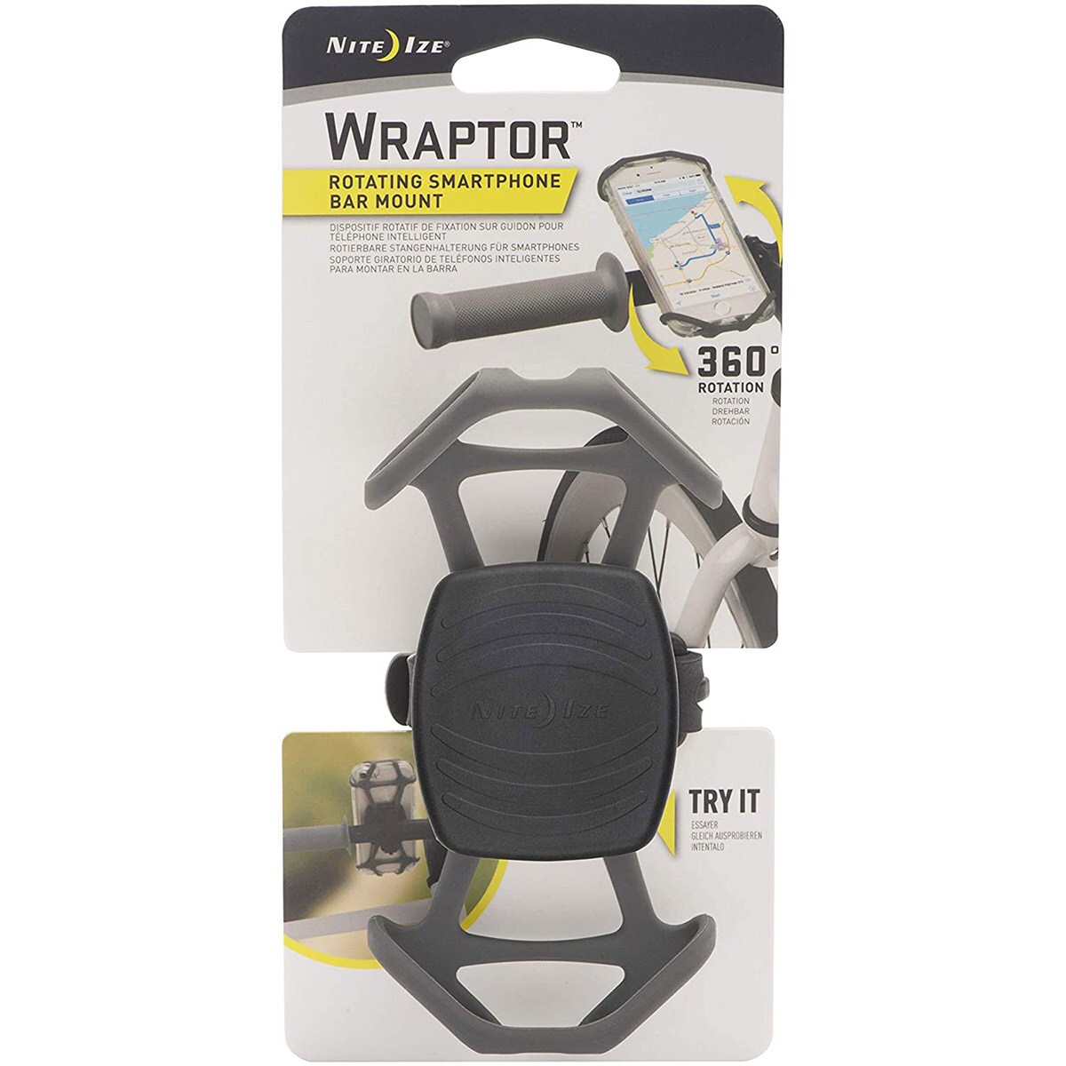 Nite Ize Wraptor Rotating Smartphone Bar Mount