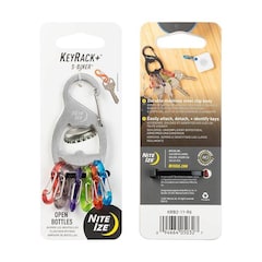 Nite Ize KeyRack+ S-Biner carabiner - Silver