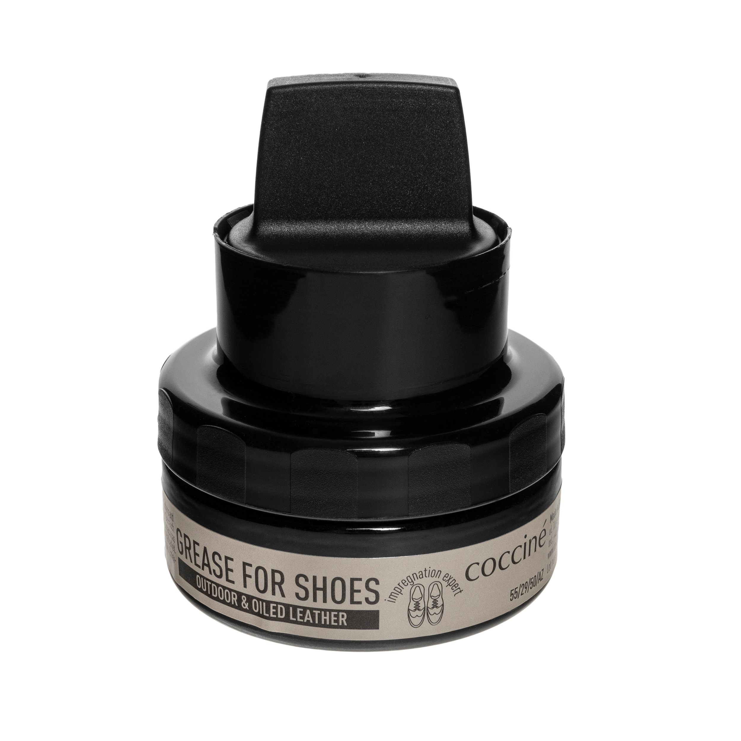 Coccine grease for grain leather 50 ml - black