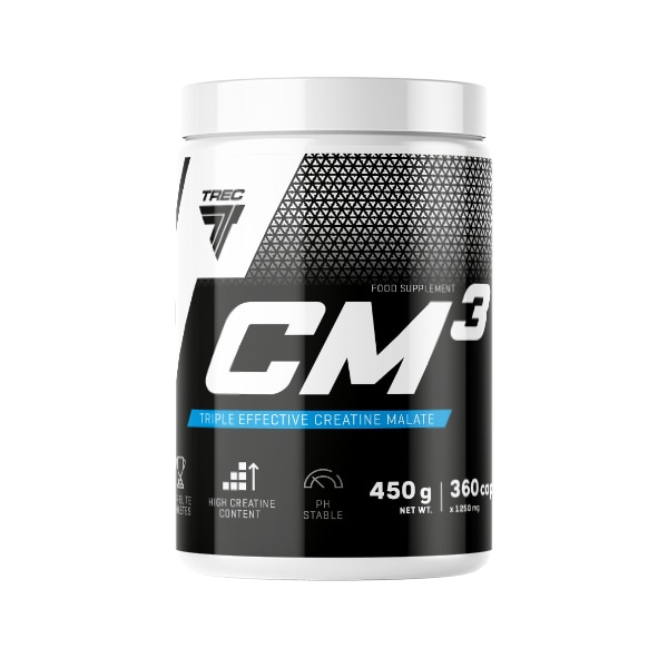 Trec CM3 creatine malate 360 capsules - dietary supplement