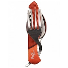 MFH Fox Outdoor 6 in 1 Utensil Set Red
