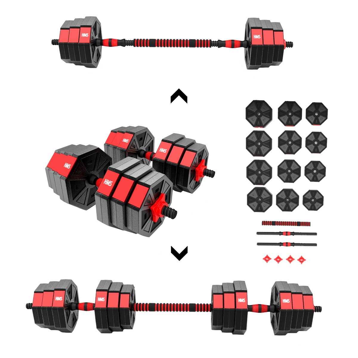 HMS SGC20 dumbbell with replaceable weights  