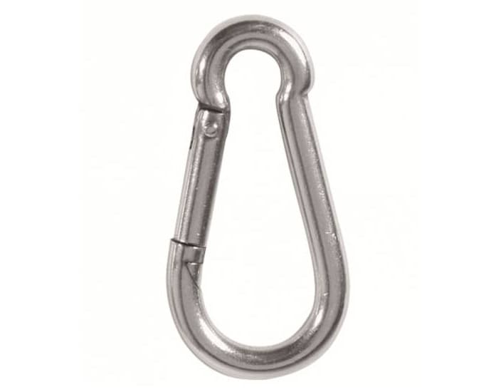 Mil-Tec steel US Oval Carabiner - 80 mm