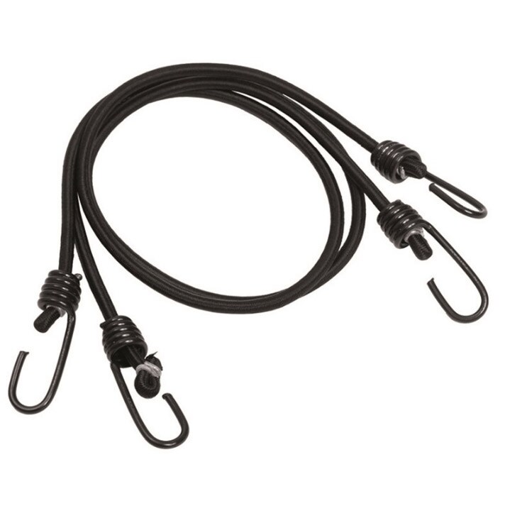 Mil-Tec Elastic Bungee Cord 2 pcs. - Black