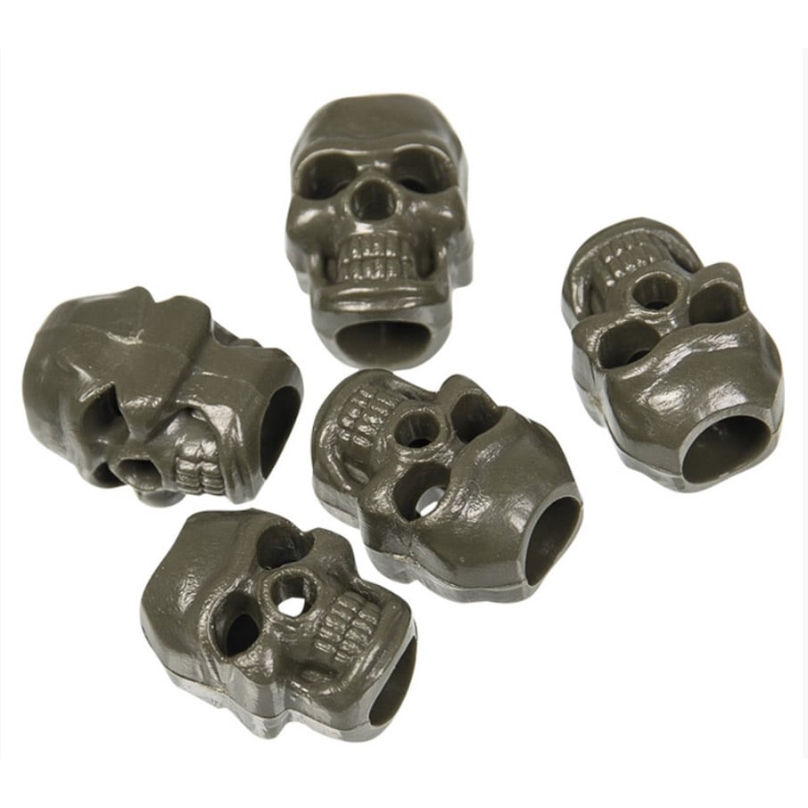 Mil-Tec Skull Stoppers 10 pcs. - Olive