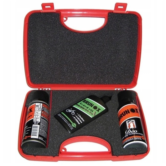 Brunox Bike grease set with case