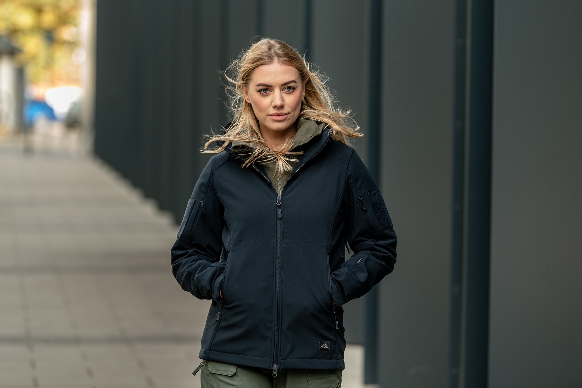 Helikon-Tex Gunfighter Softshell Women's Jacket - Navy Blue