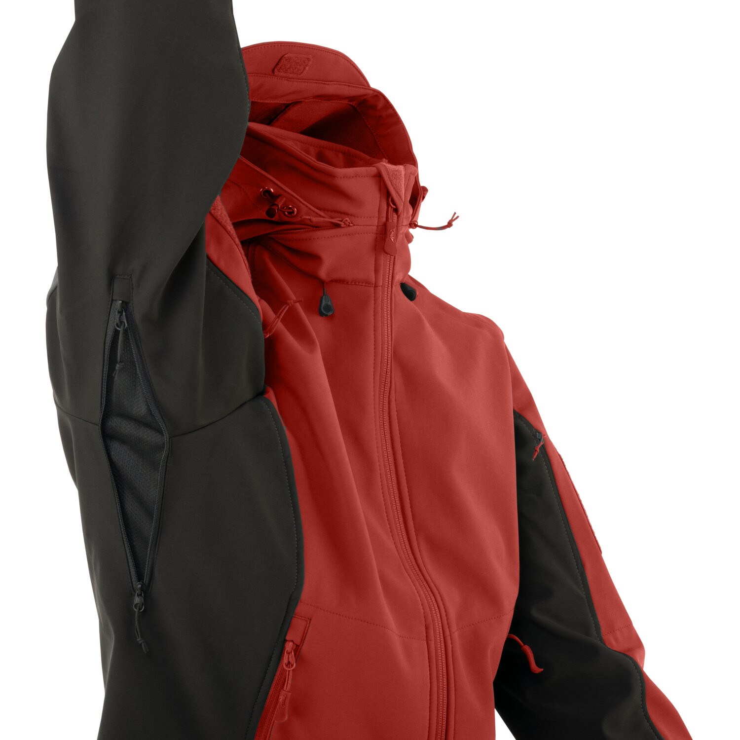 Helikon Gunfighter Softshell Women's Jacket - Crimson Sky/Black