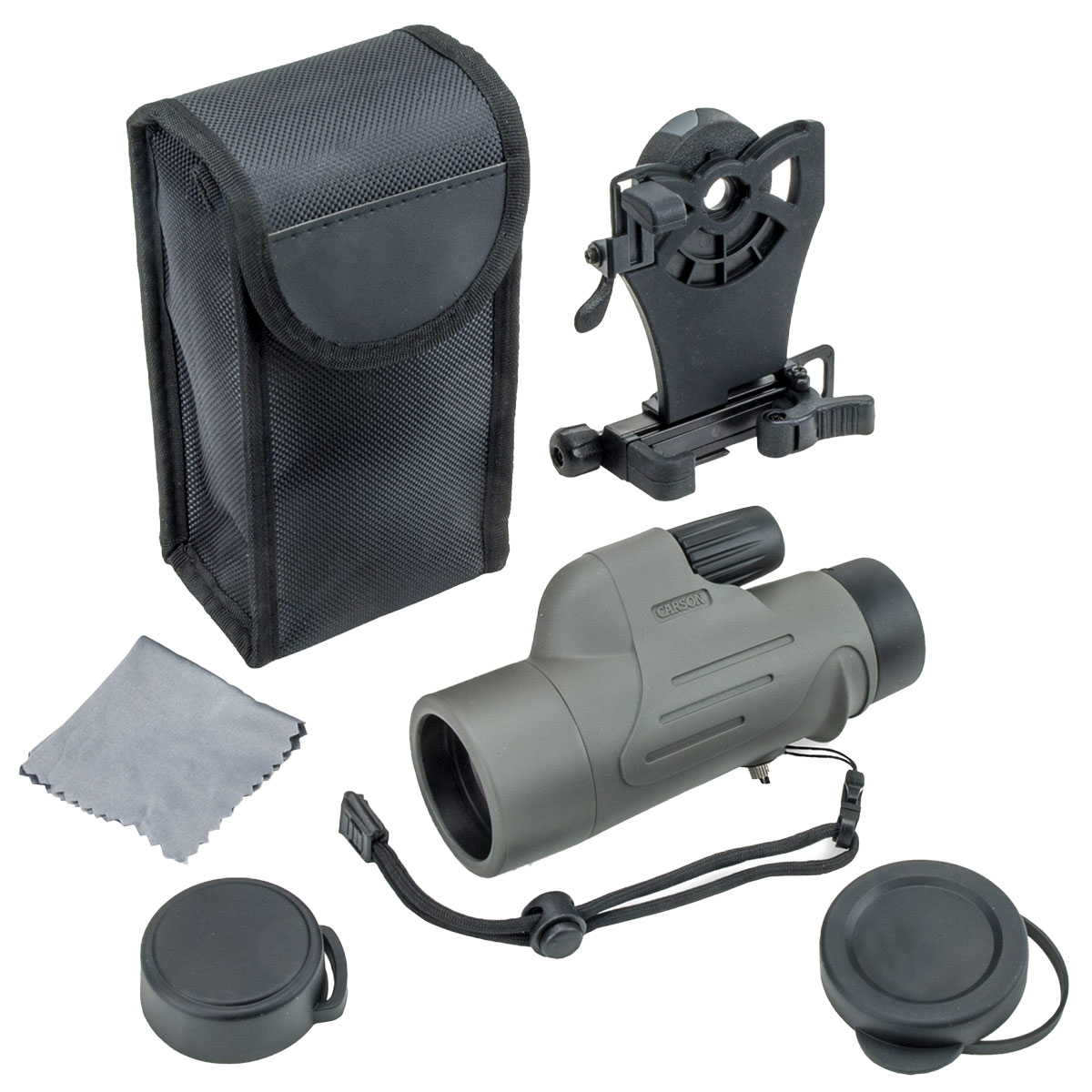 Carson MonoPix 8x42 monocular with adapter