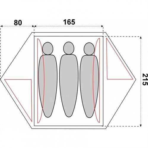 Fjord Nansen Veig PRO III 3 Person Tent