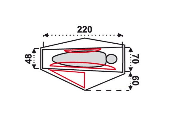 Fjord Nansen Tordis I 1 Person Tent