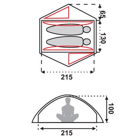 Fjord Nansen Sierra II Comfort 2 person tent