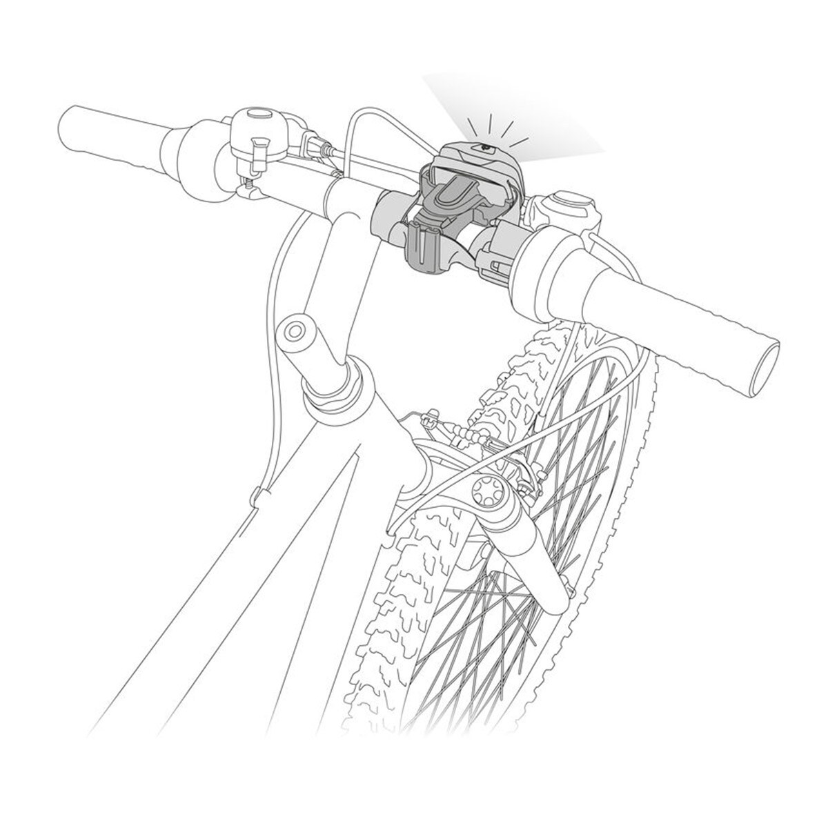 Petzl Bicycle mount Bike Adapt