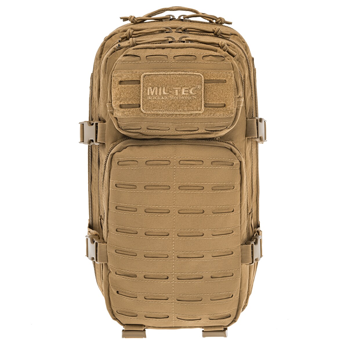 Mil-Tec Assault Pack Laser Cut Small 20 l Backpack - Coyote Tan